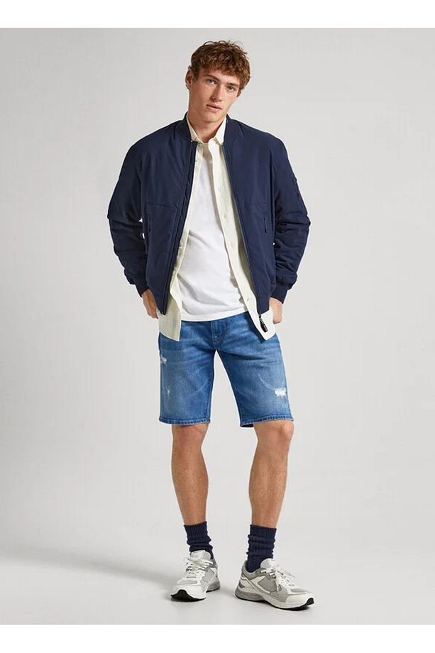 Tapered Fit Erkek Denim Şort PM801084RH7 000 TAPER SHORT - 1