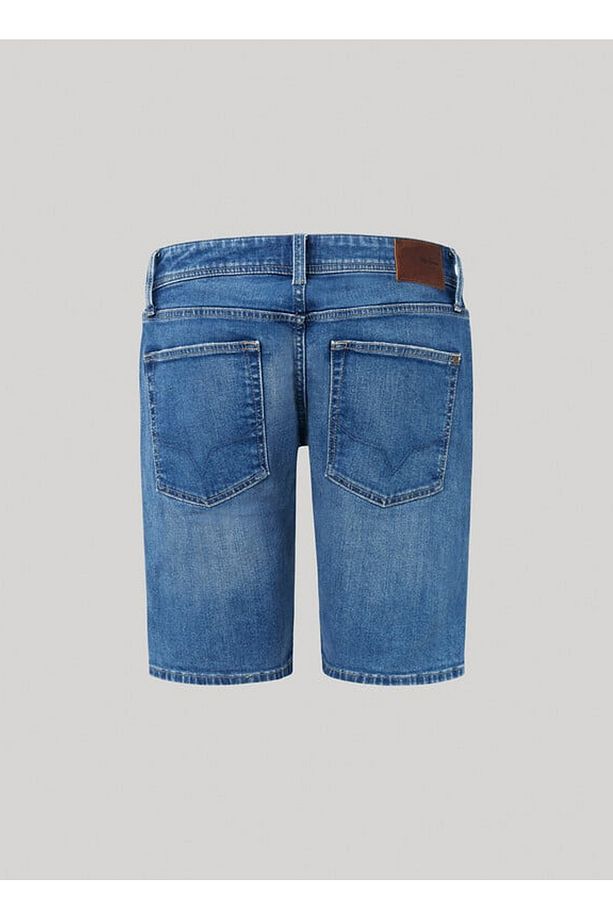 Tapered Fit Erkek Denim Şort PM801084RH7 000 TAPER SHORT - 6