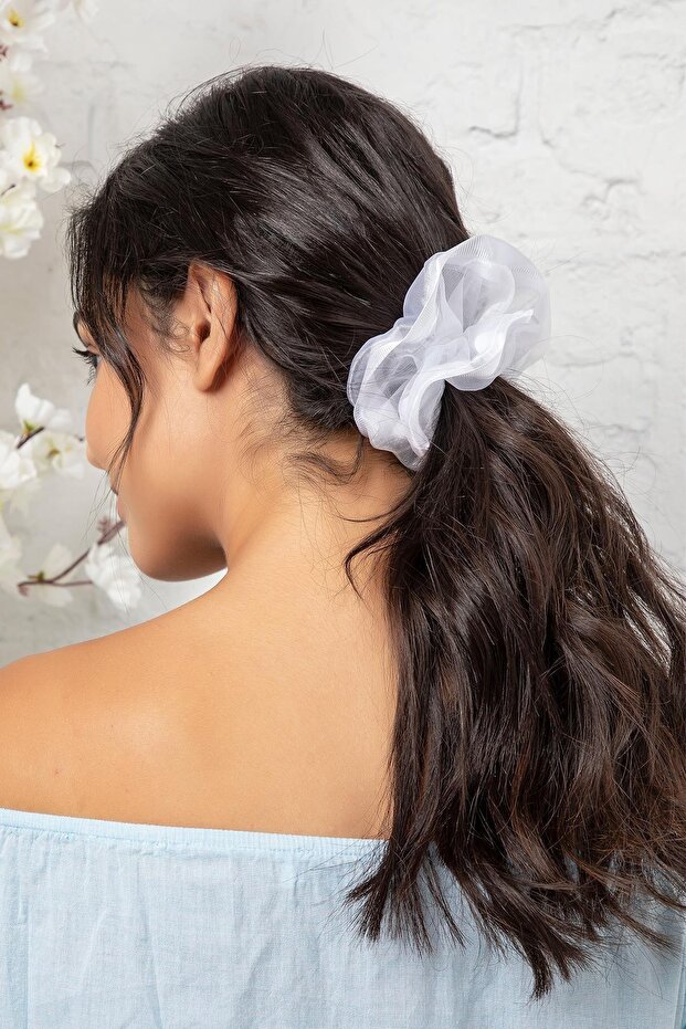 Trostruke organza Til kopče za kosu - 2