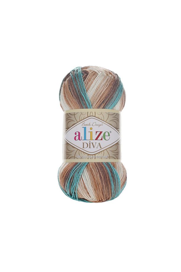 Diva Batik 4603 %100 Mikrofiber Akrilik (100GR 350M) Tek Yumak 17 Farklı Batik Renk Seçeneği - 2
