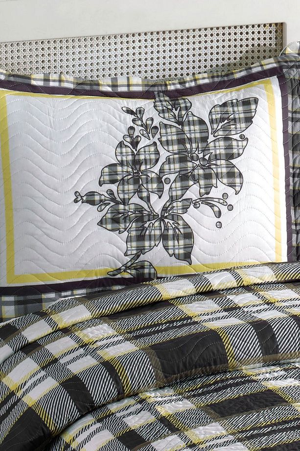 Çift Kişilik Microfiber Kapitone Yatak Örtüsü Brave - 2