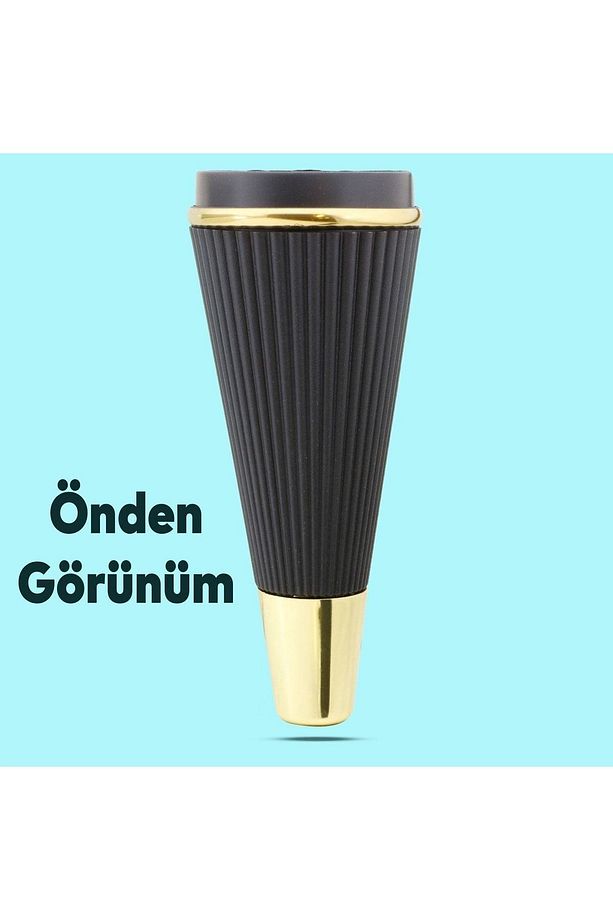 Iron Lüks Mobilya Kanepe Berjer Tv Ünitesi Konsol Koltuk Ayağı 19 Cm Siyah Gold Ayakları - 6