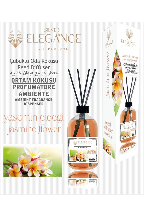 YASEMİN ÇİÇEĞİ Reed Diffuser Bambu Çubuklu Oda Kokusu 110 ml - 1