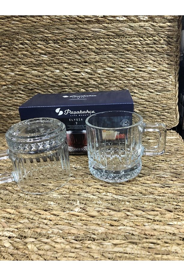 Elysıa Set Of 2 Glasses With Handles (195 CC) - 2