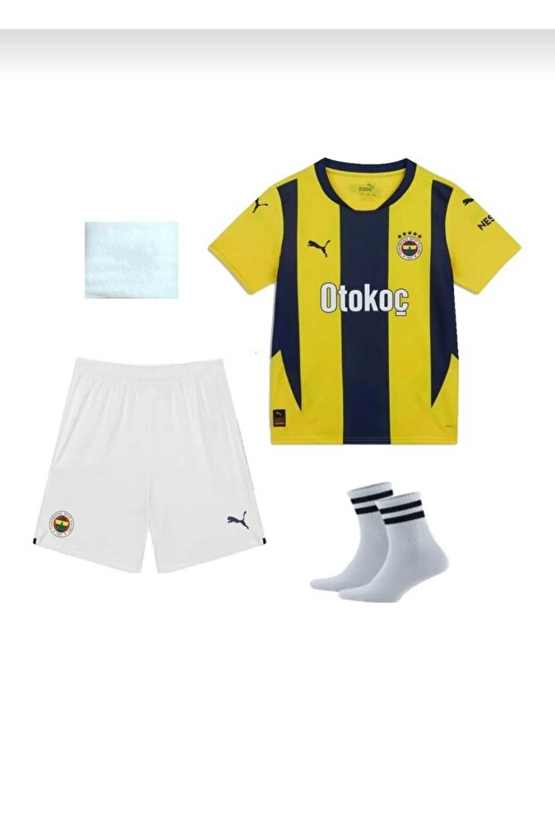 2024/2025 F.e.n.e.r.b.a.h.ç.e Forması Yeni Sezon Çocuk Futbol Forması 4'lü Set - 1