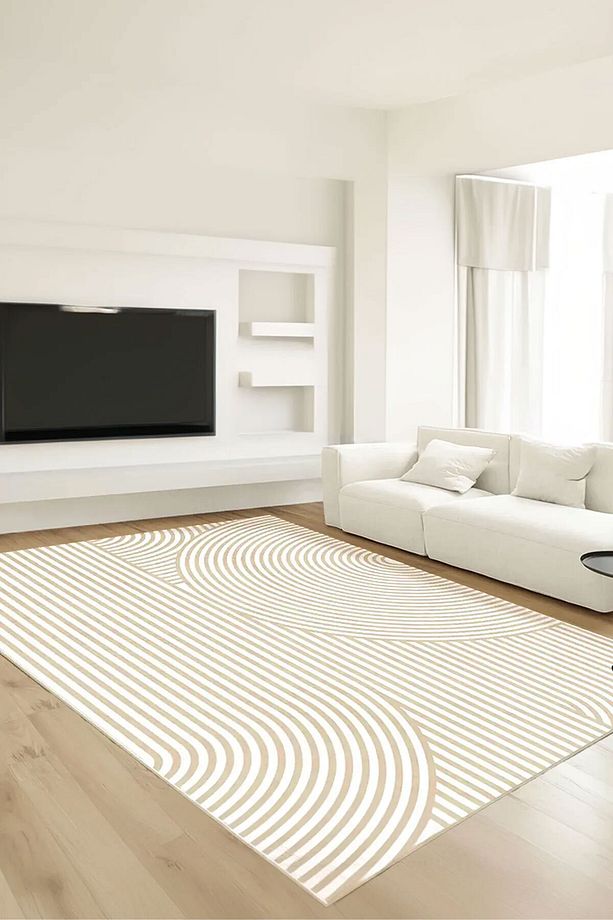 Dijital Kaymaz Yıkanabilir İskandinav Salon Halısı Mutfak Halısı Balkon Halısı Yolluk - 1