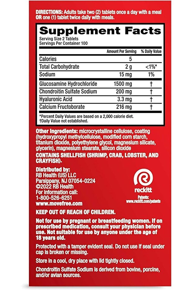 Move Free Advanced 200 Tablet - 2