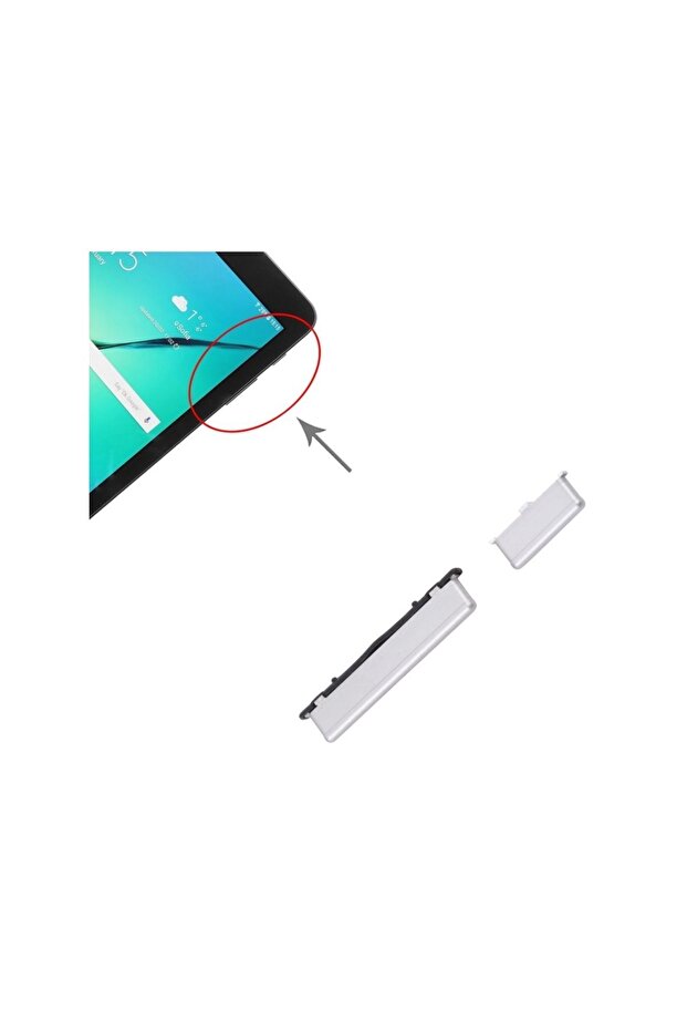 Samsung Galaxy Note 9 N960 - Compatible On-Off + Side Volume Key Plastic / Power+ Volume Button White - 3