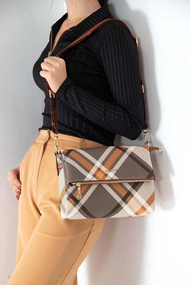 Taba Nv963 Women's Crossbody Bag - Khaki