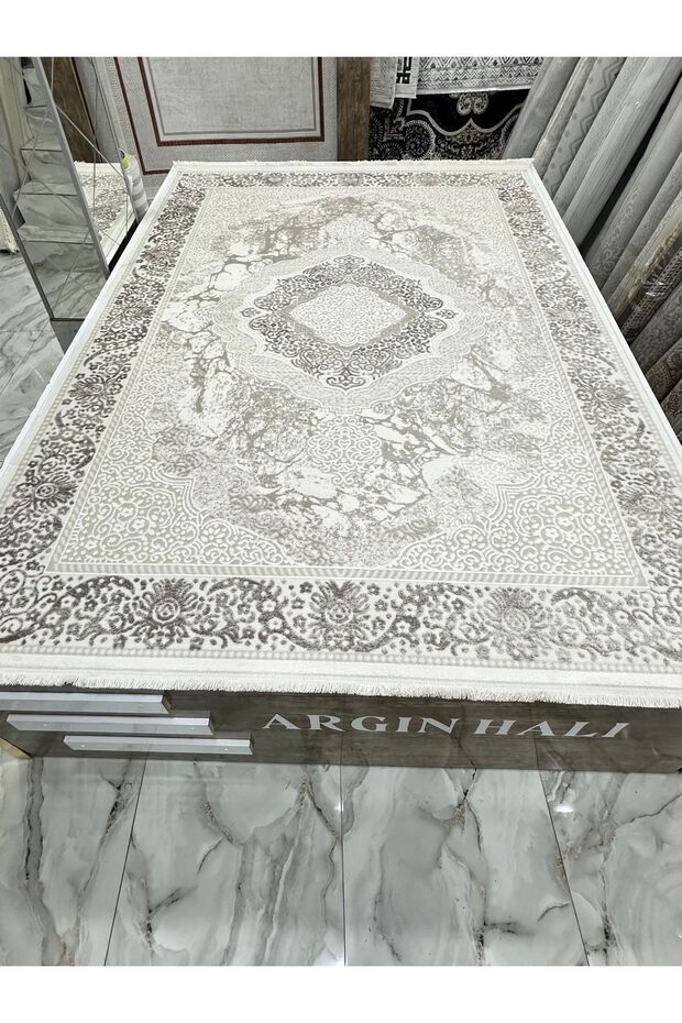 Akrilik Bej Halı Argın Halı - 1