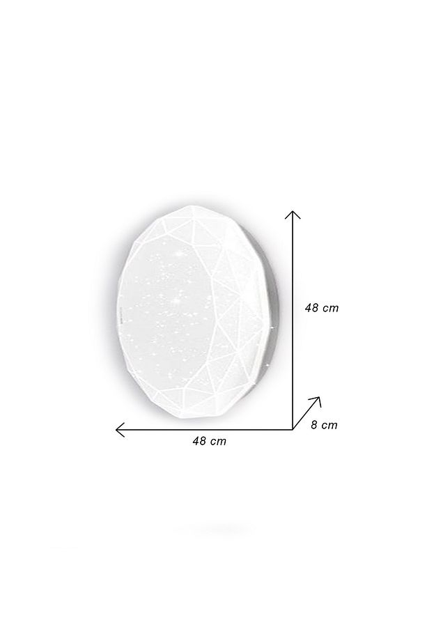 48 W ELMAS MODEL SIVA ÜSTÜ LED PANEL ( ÇAPI 48 CM ) - 4