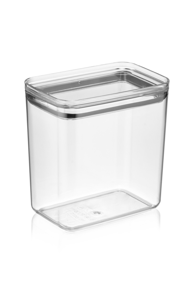 6Pcs 2100ml Rectangular Airtight Sealed Storage Container Set - 4