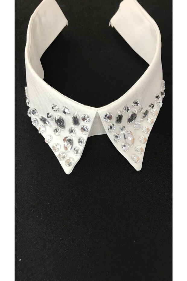 Taşlı Beyaz Yaka - 2