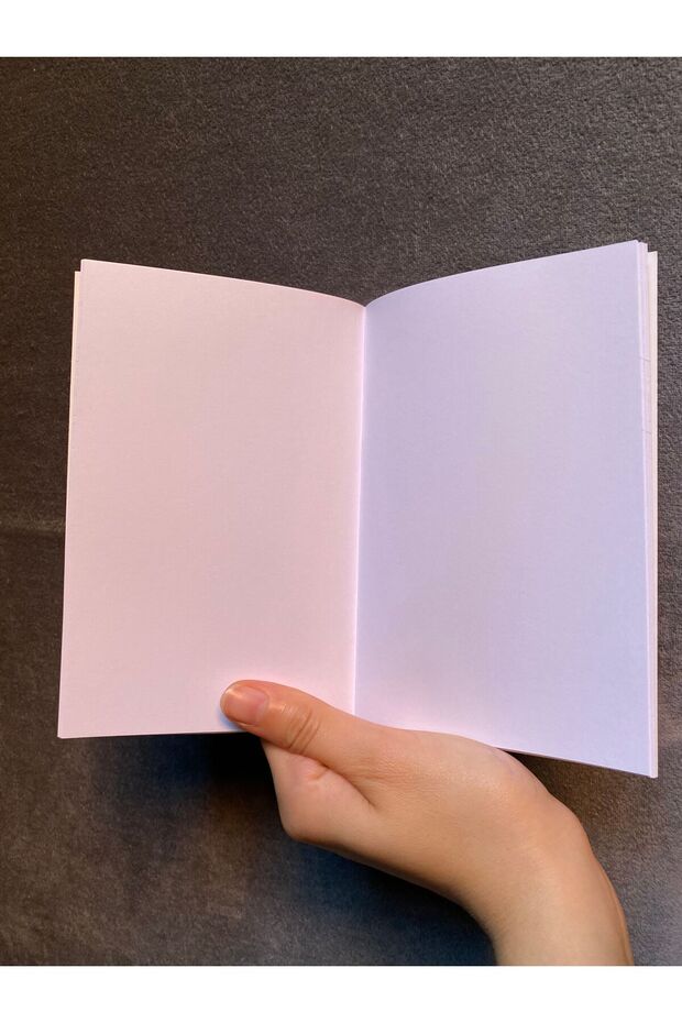 Light Blue Unlined Mini Notebook - Notepad - 2