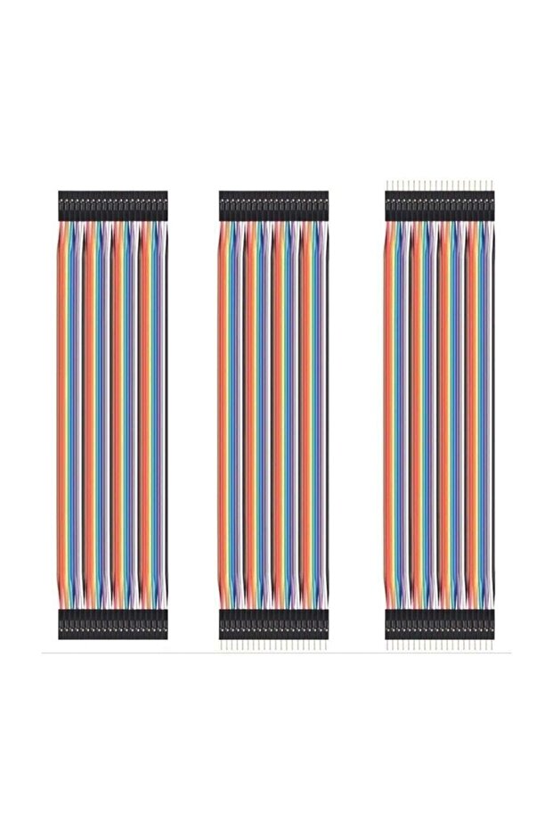 Projeleri 120’li Dişi-dişi, Erkek-erkek, Erkek-dişi Jumper Kablo Seti 120jset - 1