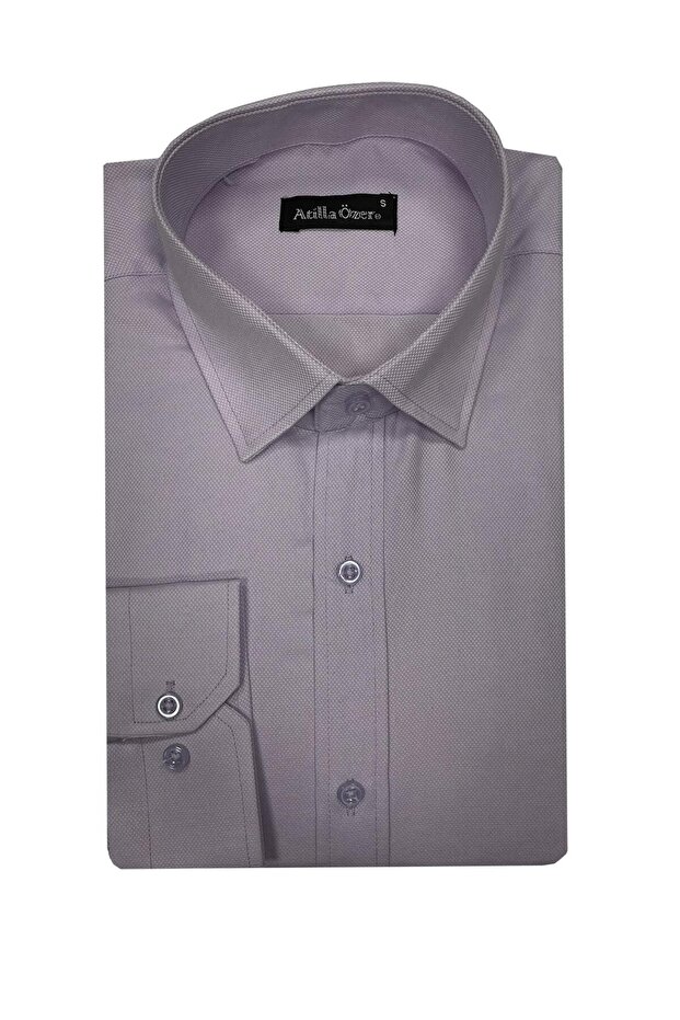 Atilla Özer Long Sleeve Slim Fit Men's Shirt-6852