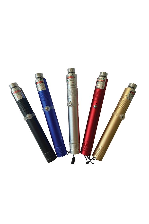 PRO-303 USB Şarjlı Yeşil Lazer Pointer, Sunum Kalemi, Güçlü Şarjlı Lazer İşaretleyici - 3