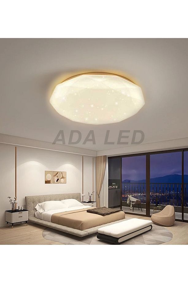 48 W Elmas Model Sıva Üstü Led Panel Gun Işığı ( Çapı 48 Cm ) - 2