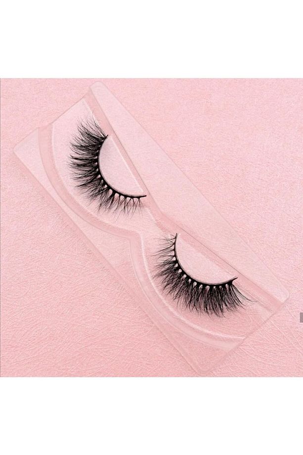Gerçek Vizon El Yapımı Takma Kirpik (FLORA) Ve Powerliner Şeffaf Kalem Yapıştırıcı. - 2