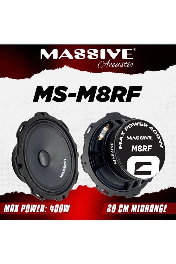 MS-M8RF 400 WAT 200 RMS 20 CM PROFESYONEL MİDRANGE - 1
