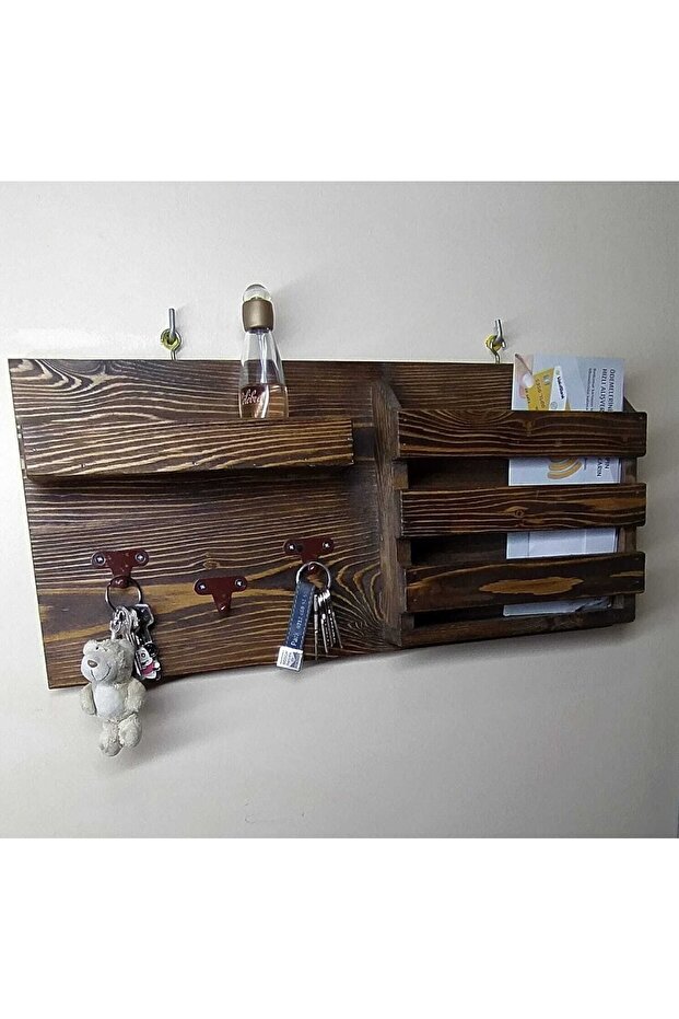 Ahşap Anahtar Askılığı - 3