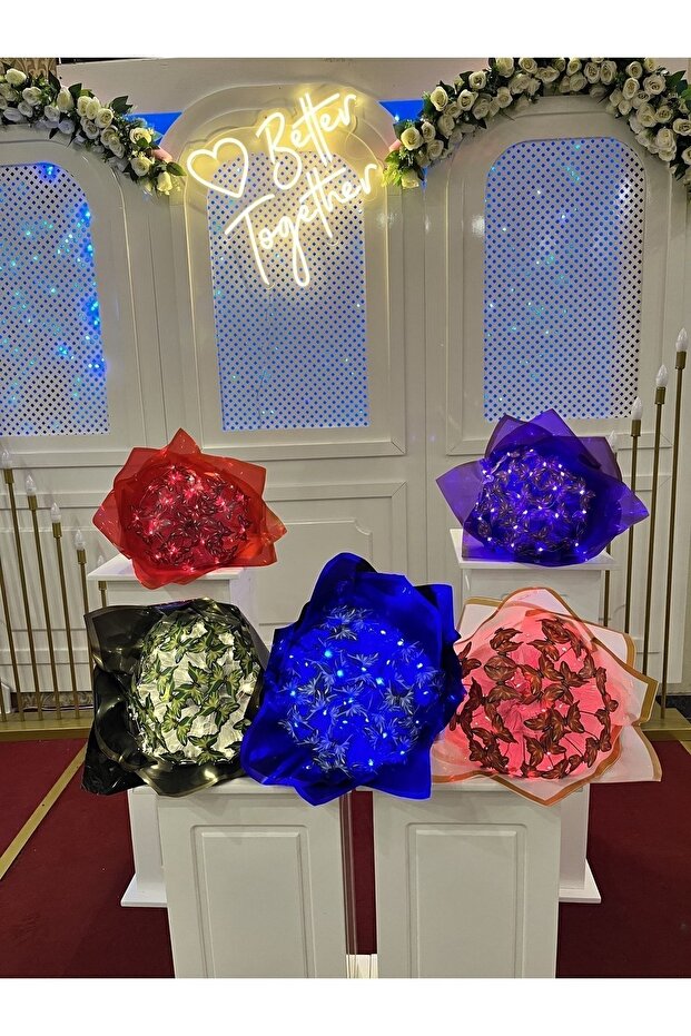 Kelebek Buket Ledli - 6