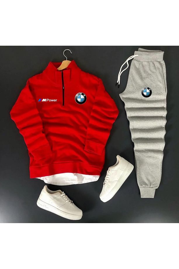 Eşofman Takımı Bmw Mpower Baskılı Unisex Eşofman Takımı 2'li set combin - 1
