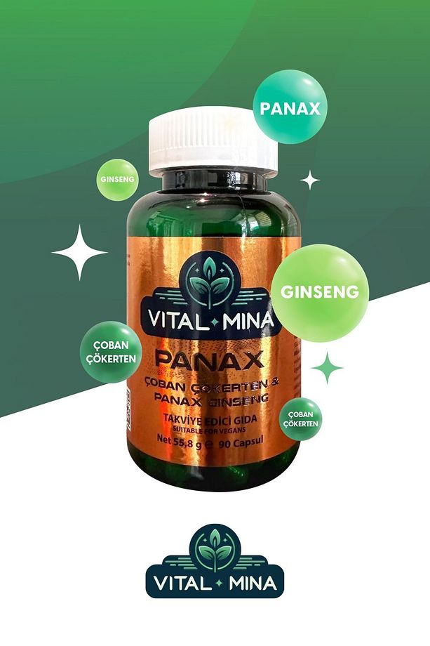 PANAX Ginseng Çoban Çökerten 90 Kapsül - 4