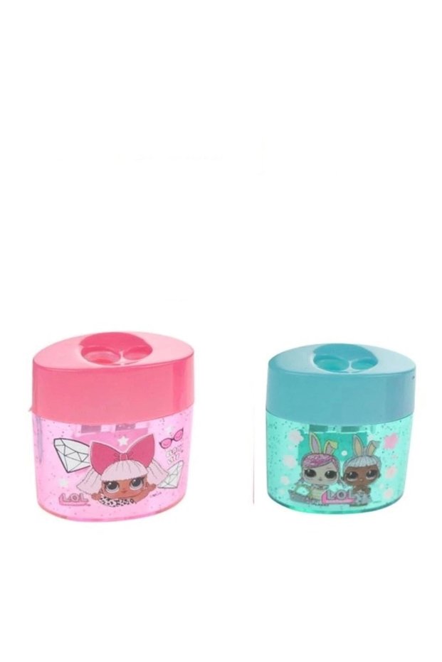 Lol Double Eyed Pencil Sharpener with Chamber - 2 Pieces