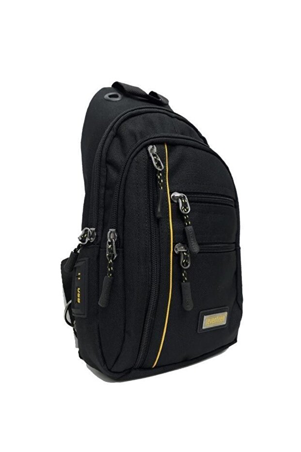 3473-22 Çizgili Erkek Body Bag Çapraz Çanta - 2