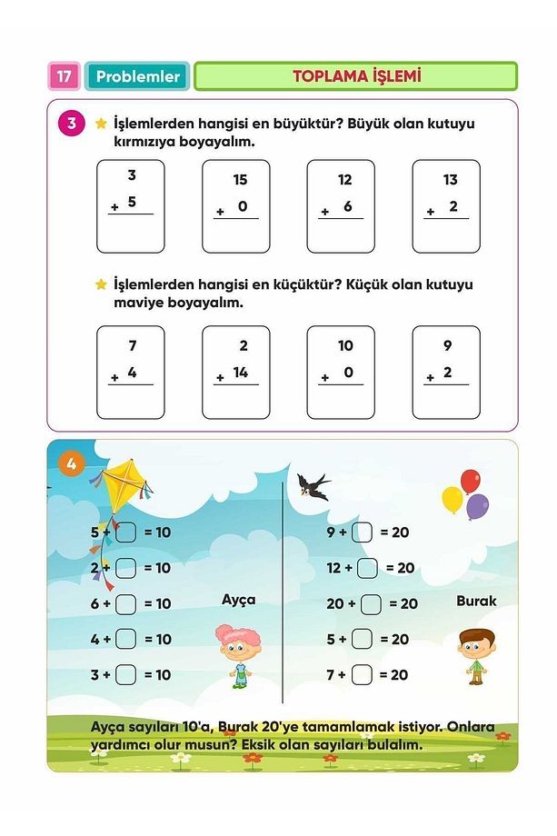 İlkokul 1.Sınıf Matematik Problemleri – Canlanan Sorular! - 6