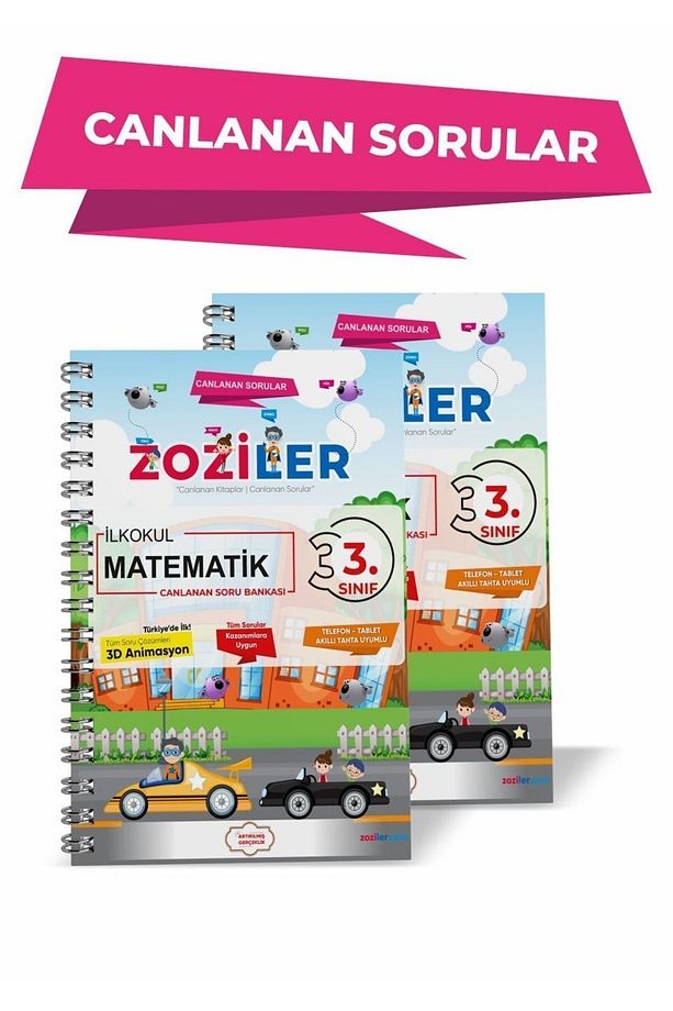3.Sınıf Matematik Canlanan Soru Bankası (2 adet aynı ürün) - 1