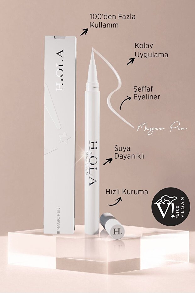 Şeffaf Eyeliner (magic Pen) + Natural Kirpik - 2