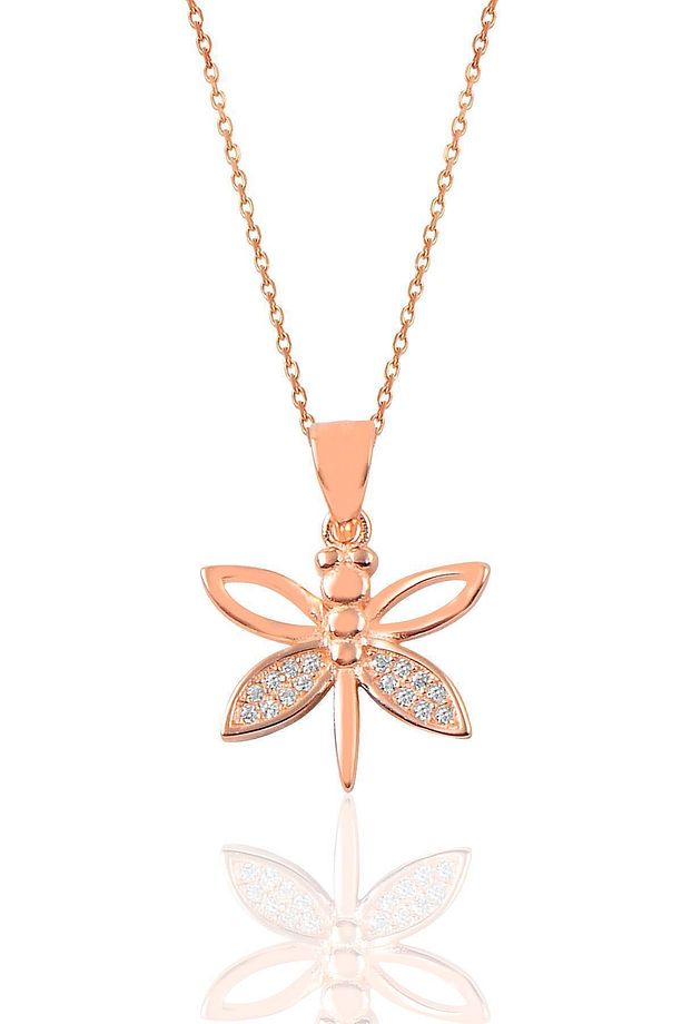 Kadın Gümüş Rose Yusufçuk Modeli İkili Set SGTL9086 - 2