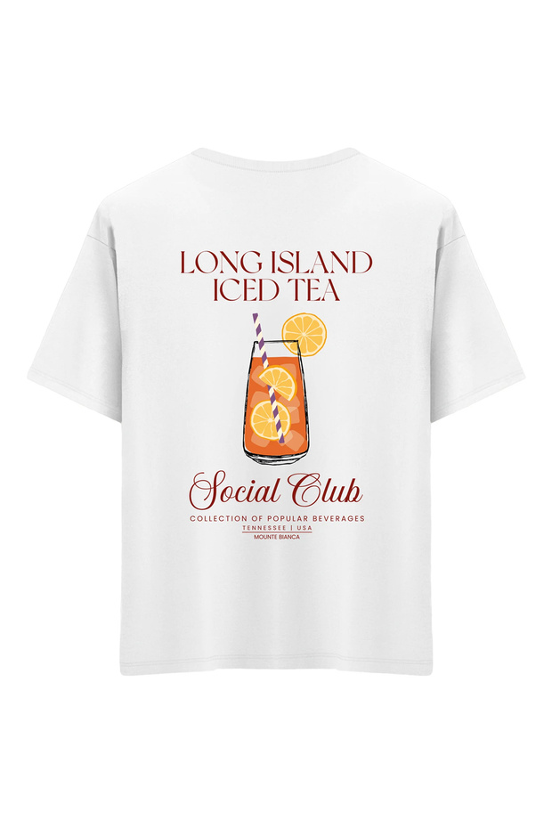 تي شيرت Long Island للجنسين - مقاس كبير