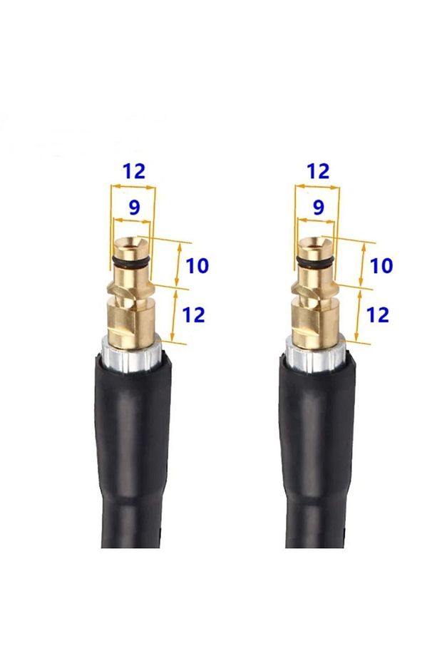 Karcher K2 K3 K4 K5 K6 K7 uyumlu yüksek basınçlı yıkama hortumu 6 Metre uzunluk - 3