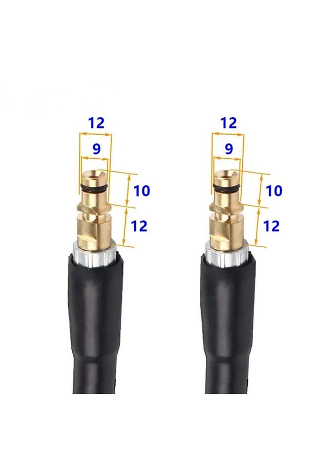 Karcher K2 K3 K4 K5 K6 K7 uyumlu yüksek basınçlı yıkama hortumu 10 Metre Uzunluk - 2