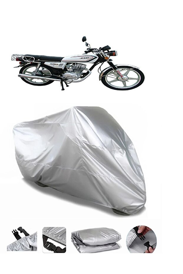 Steel Motor Classic 125 GRAY WATERPROOF MOTORCYCLE BRAND