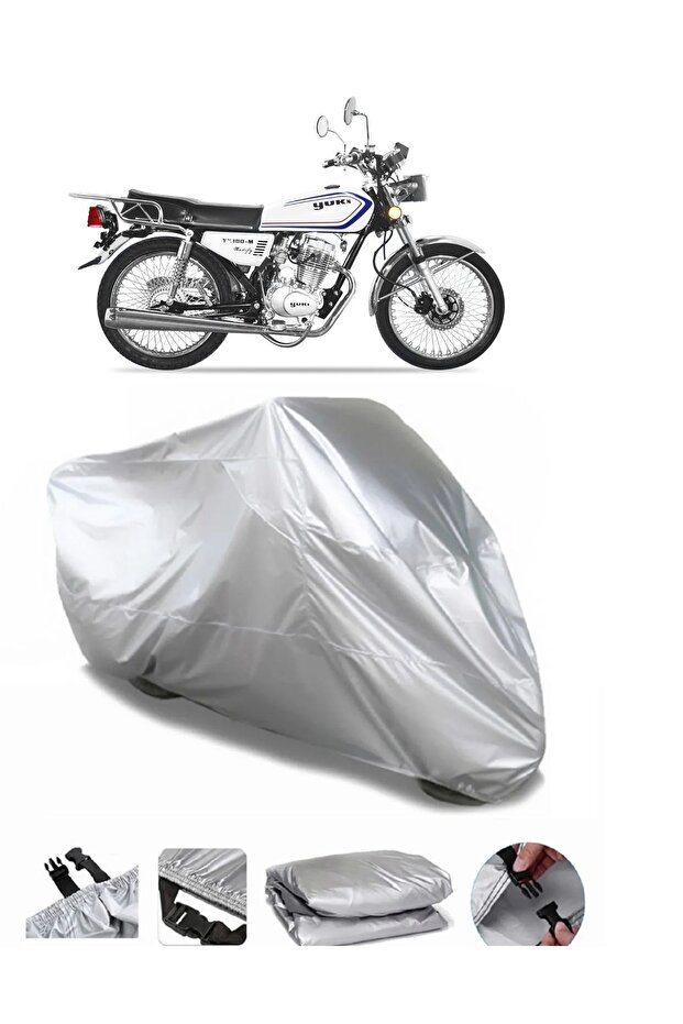Yuki YK-180M Modify GRAY WATERPROOF MOTORCYCLE BRAND Compatible
