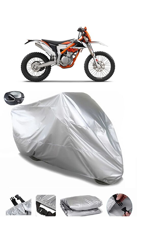 Ktm 250 Freeride R Rear Bag Compatible Waterproof Motorcycle Brand