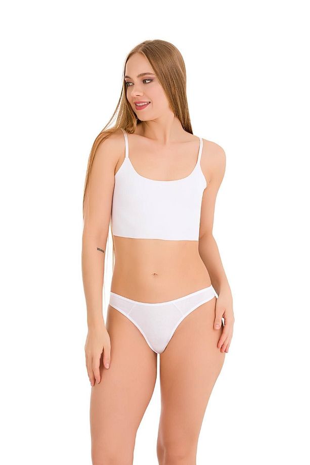 10051 Pamuklu Tanga String Kadın Külot 10051-V8 - 5