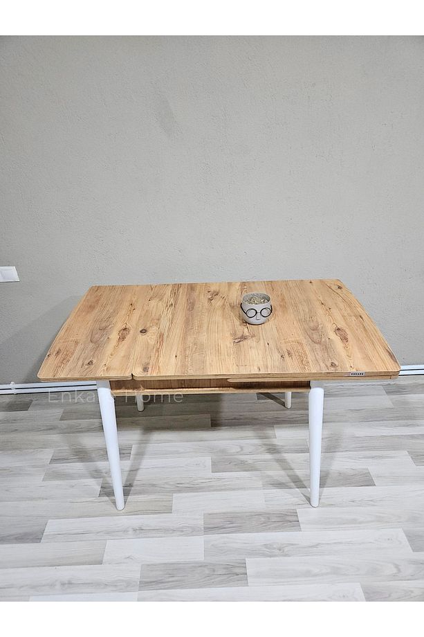 Küçük Mdf Masa, Açılabilir Mutfak Masası, 68x90, 4-6 Kişilik - 1