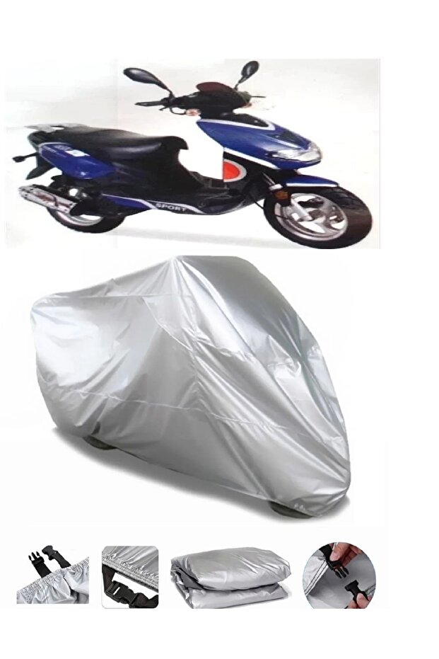 Ramzey RMZ 100-C GRAY WATERPROOF MOTORCYCLE BRAND