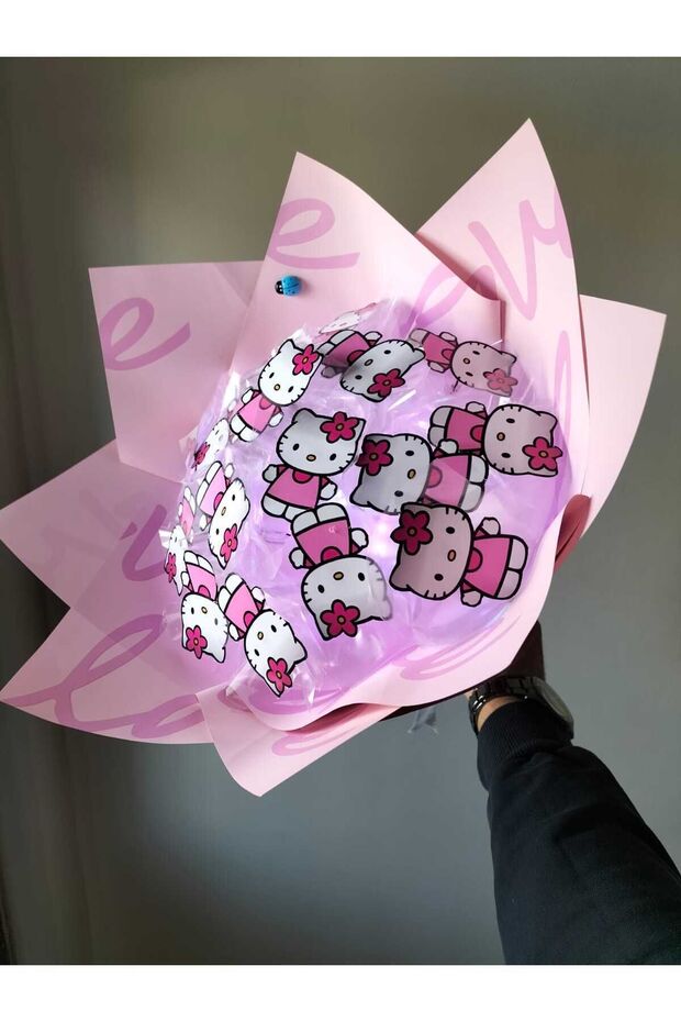 Led Işıklı Hello Kitty Buketi - 1