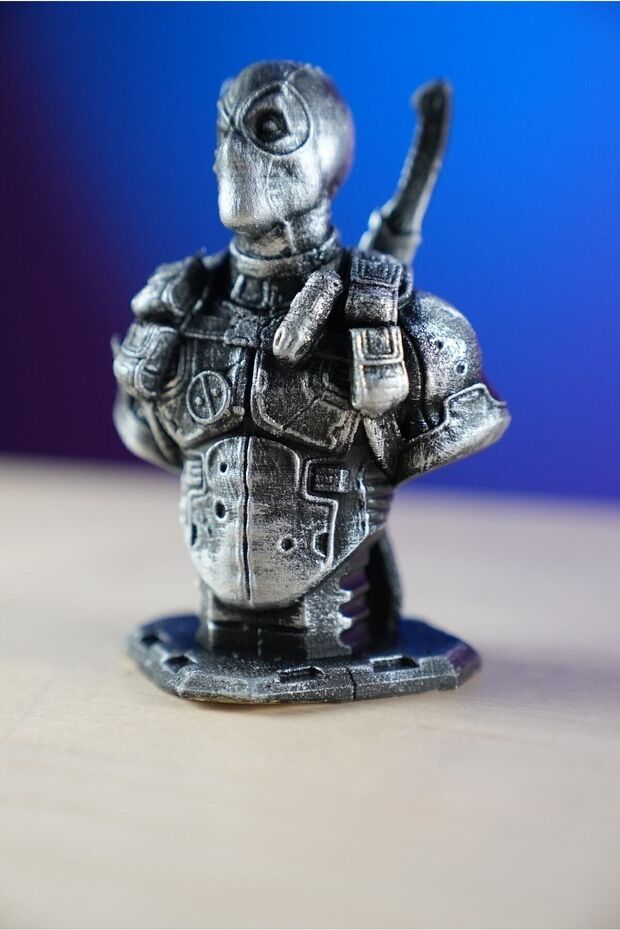 Deadpool Büst / 3d Marvel Figür -10 Cm - 2