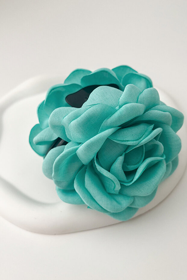 مشبك مزلاج باللون الأخضر الوردي (الحجم: 8 سم) - 2