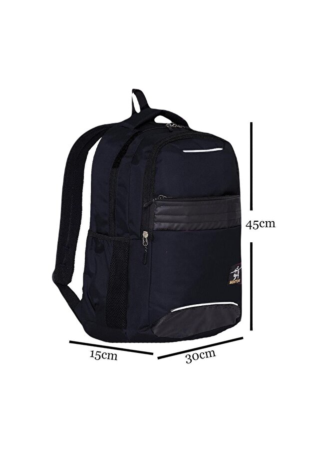 حقيبة ظهر سوداء - موديل 50007 - 5