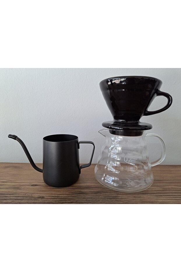 مجموعة تخمير لون القهوة V60 - 1