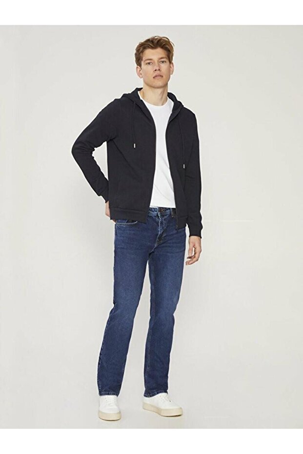 Danika Hooded Zippered Men's Sweat