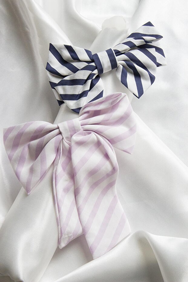 دبوس شعر أوتوماتيكي - خطوط مزدوجة - 1